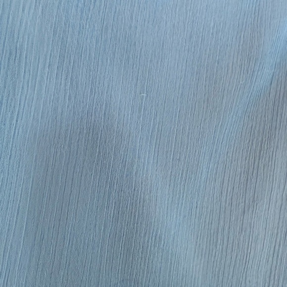 Mango Chiffon Sky Blue Swing Dress Sexy Ethereal Romantic size 4 - Picture 9 of 9